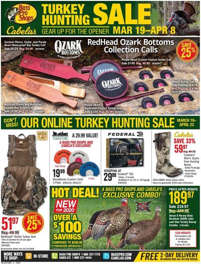 Bass Pro Shops Weekly Ad & Flyer March 19 to April 8