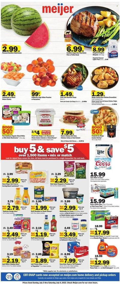 Meijer (IN) Weekly Ad Flyer July 2 to July 9
