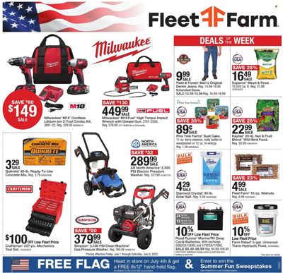 Fleet Farm (IA, MN, ND, WI) Weekly Ad Flyer July 2 to July 9