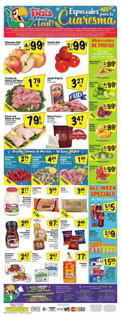 Fiesta Mart Weekly Ad & Flyer April 1 to 7