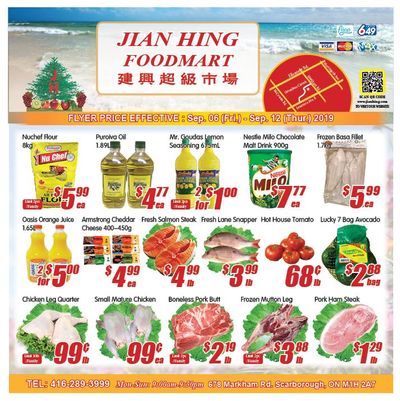 Jian Hing Foodmart (Scarborough) Flyer September 6 to 12