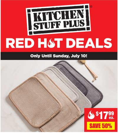 Kitchen Stuff Plus Canada Red Hot Deals: Save 50% on 2 Pc. Harman Madame Bain Microfiber Bathmat Set + More Offers