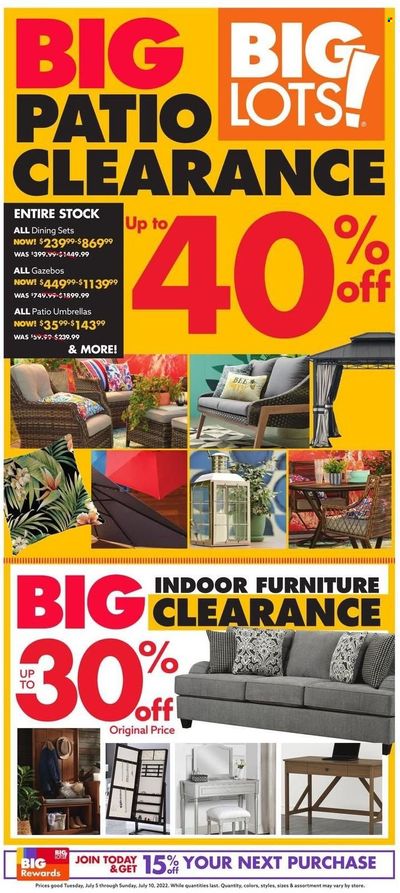 Big Lots Weekly Ad Flyer July 4 to July 11