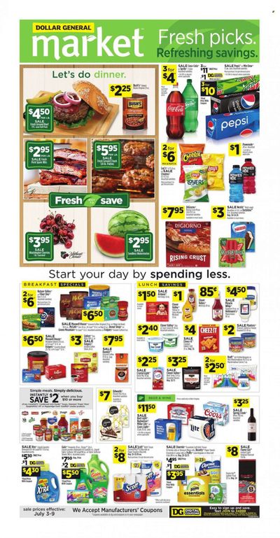 Dollar General (WV) Weekly Ad Flyer July 4 to July 11