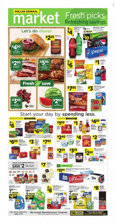Dollar General (TN) Weekly Ad Flyer July 4 to July 11