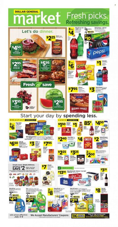 Dollar General (NC) Weekly Ad Flyer July 4 to July 11