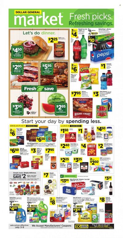 Dollar General (SC) Weekly Ad Flyer July 4 to July 11