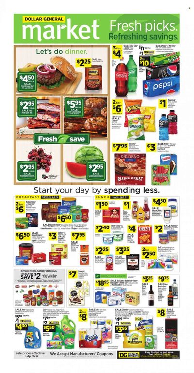 Dollar General (CA) Weekly Ad Flyer July 4 to July 11