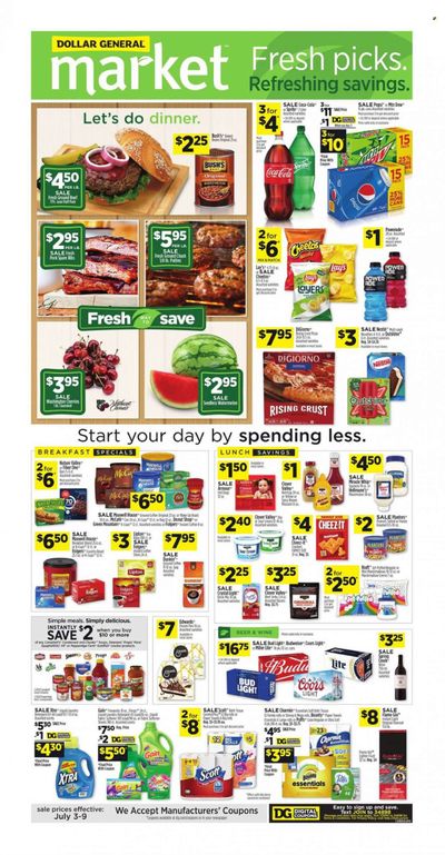 Dollar General (LA) Weekly Ad Flyer July 4 to July 11