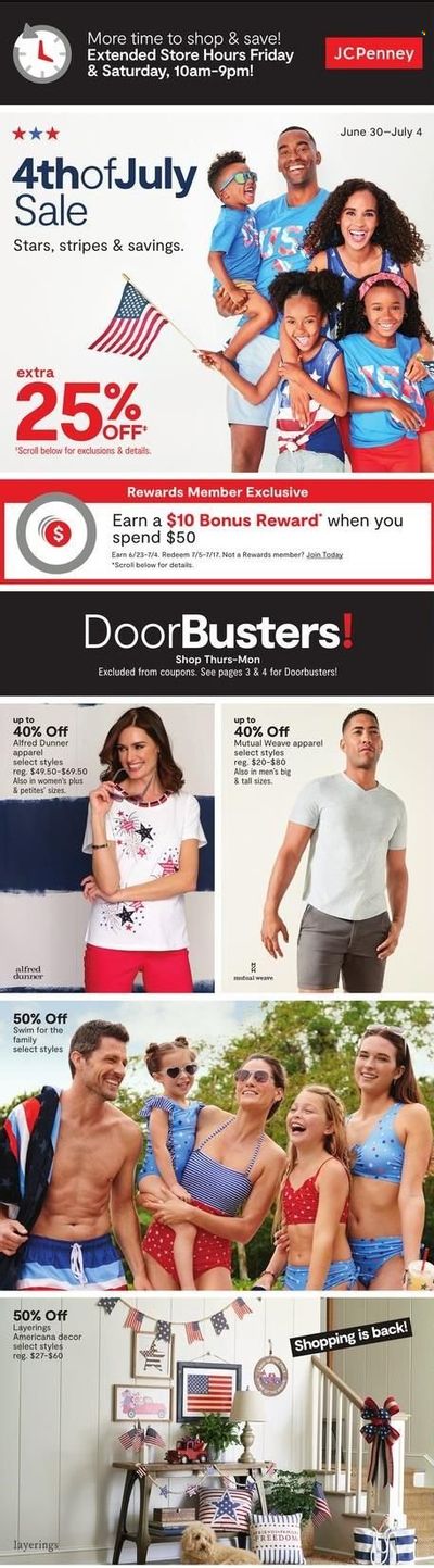 JCPenney Weekly Ad Flyer July 5 to July 12