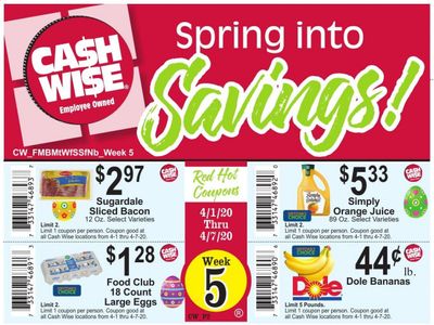 Cash Wise Weekly Ad & Flyer April 1 to 7