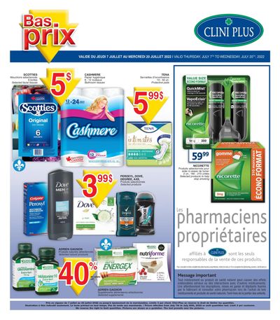 Clini Plus Flyer July 7 to 20
