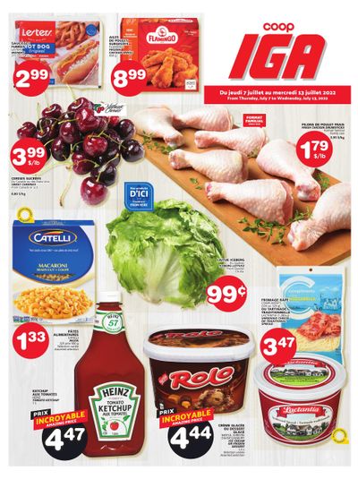 Coop IGA Flyer July 7 to 13