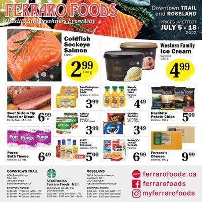 Ferraro Foods Flyer July 5 to 18