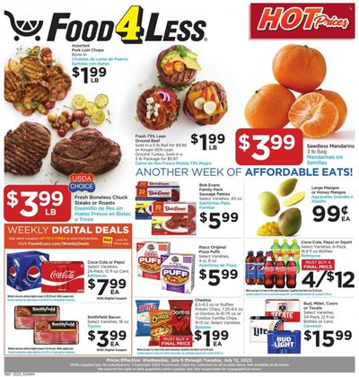 Food 4 Less (IL) Weekly Ad Flyer July 5 to July 12