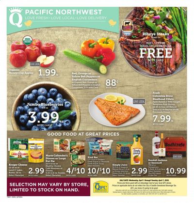 QFC Weekly Ad & Flyer April 1 to 7