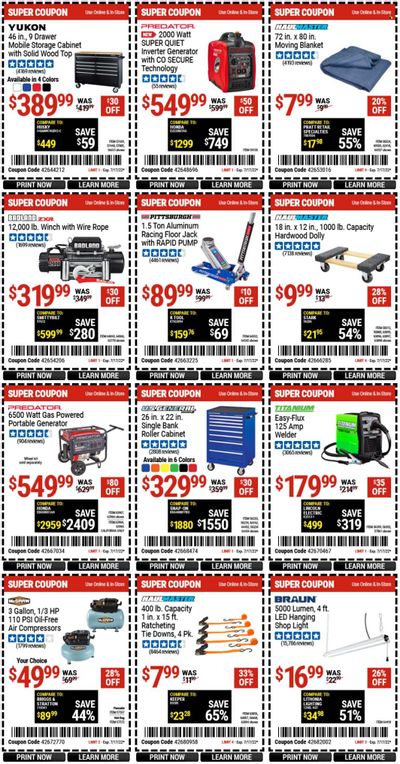 Harbor Freight Weekly Ad Flyer July 5 to July 12