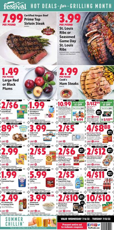Festival Foods (WI) Weekly Ad Flyer July 5 to July 12