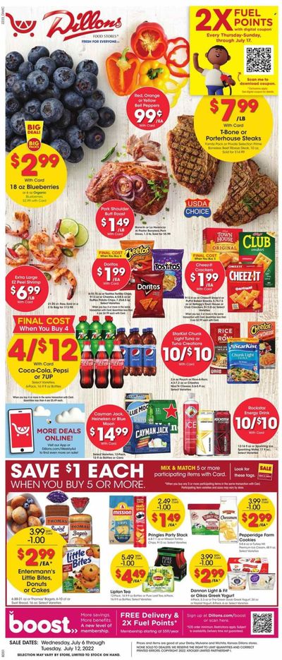 Dillons (KS) Weekly Ad Flyer July 5 to July 12