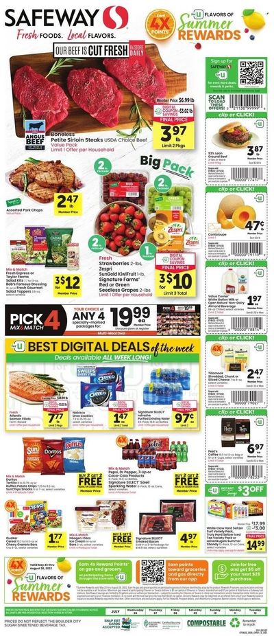 Safeway (CO) Weekly Ad Flyer July 5 to July 12
