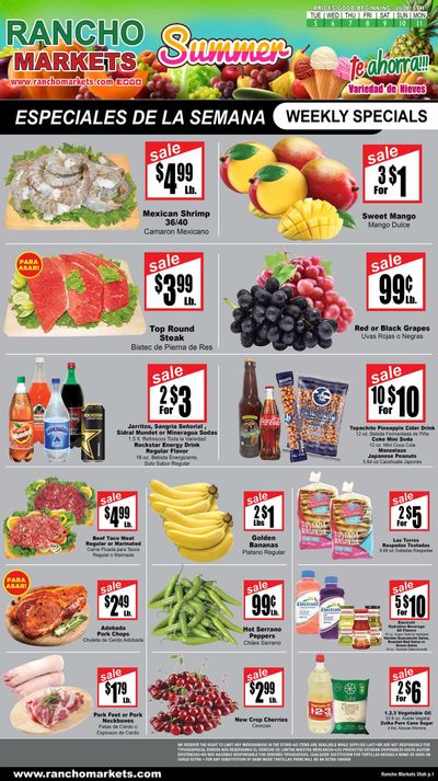 Rancho Markets (UT) Weekly Ad Flyer July 5 to July 12