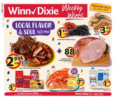 Winn Dixie Weekly Ad & Flyer April 1 to 7