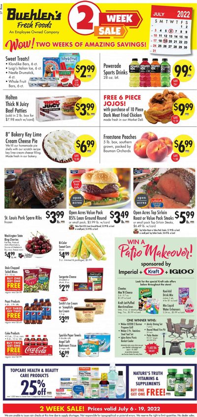 Buehler's (OH) Weekly Ad Flyer July 5 to July 12