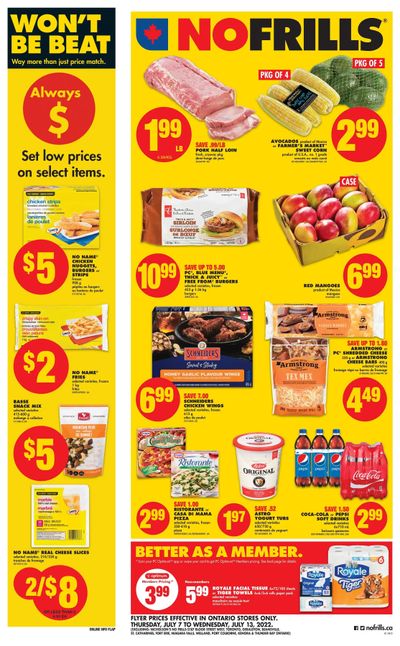 No Frills (ON) Flyer July 7 to 13