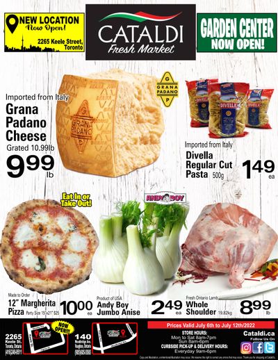 Cataldi Fresh Market Flyer July 6 to 12
