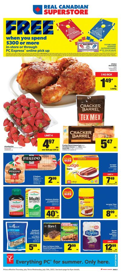 Real Canadian Superstore (West) Flyer July 7 to 13