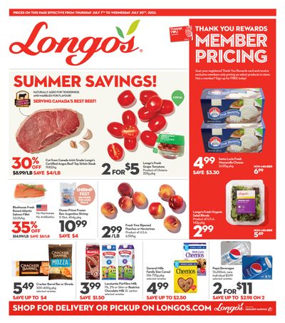Longo's Flyer July 7 to 20