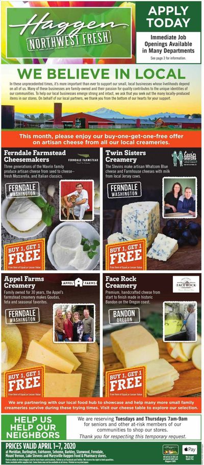 Haggen Weekly Ad & Flyer April 1 to 7