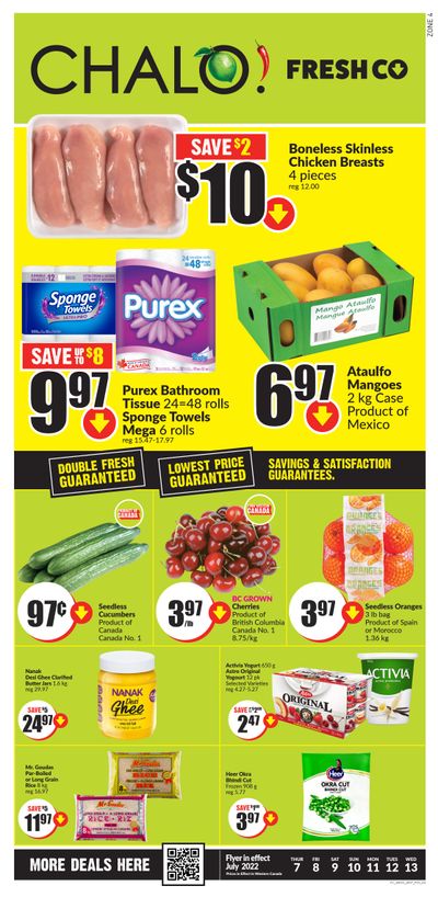 Chalo! FreshCo (West) Flyer July 7 to 13