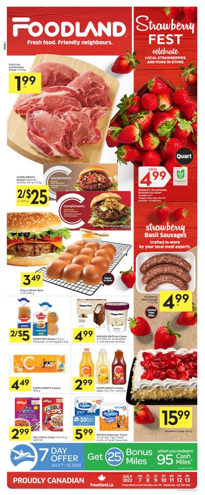 Foodland (ON) Flyer July 7 to 13