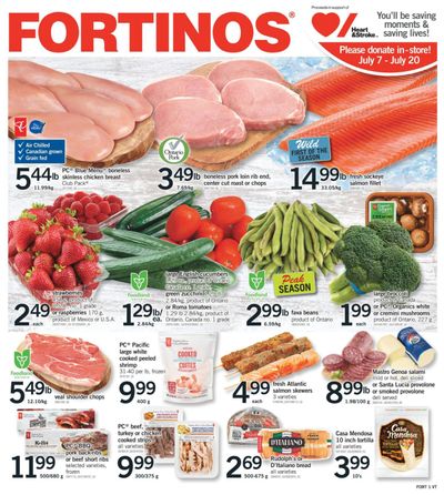Fortinos Flyer July 7 to 13