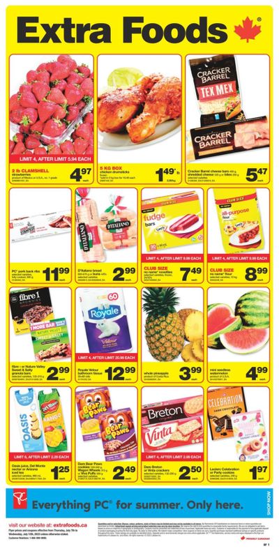 Extra Foods Flyer July 7 to 13
