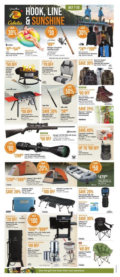 Bass Pro Shops Flyer July 7 to 20