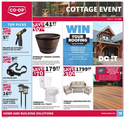 Co-op (West) Home Centre Flyer July 7 to 13
