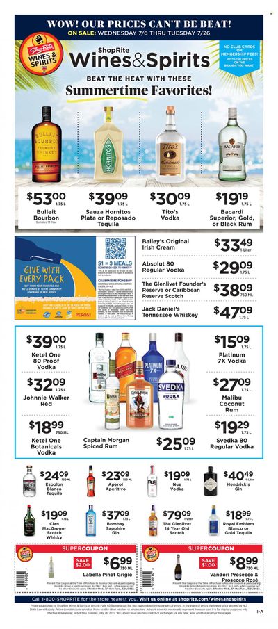 ShopRite (CT, DE, MD, NJ, NY, PA) Weekly Ad Flyer July 6 to July 13