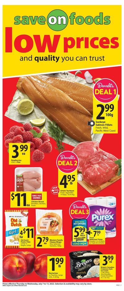 Save on Foods (SK) Flyer July 7 to 13