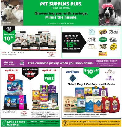 Pet Supplies Plus Weekly Ad & Flyer April 2 to 29