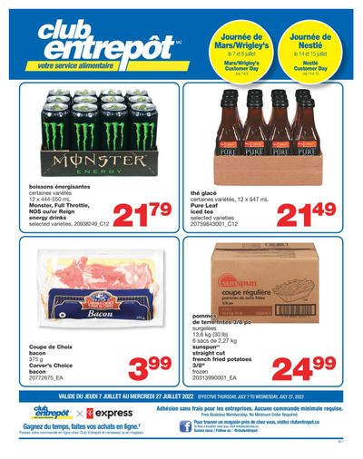 Wholesale Club (QC) Flyer July 7 to 27