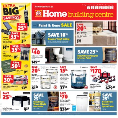Home Building Centre (ON) Flyer July 7 to 13