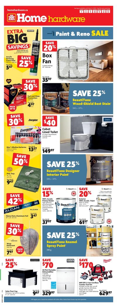 Home Hardware (ON) Flyer July 7 to 13
