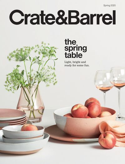 Crate & Barrel Weekly Ad & Flyer April 2 to 16
