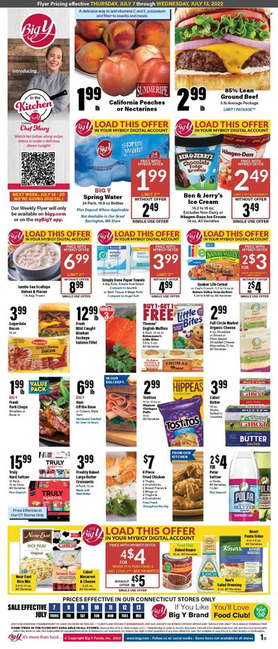 Big Y (CT) Weekly Ad Flyer July 6 to July 13