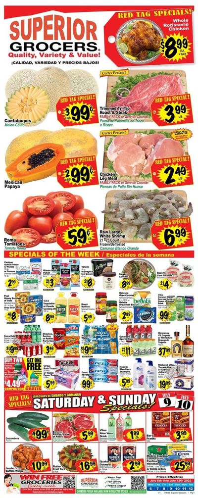 Superior Grocers (CA) Weekly Ad Flyer July 6 to July 13