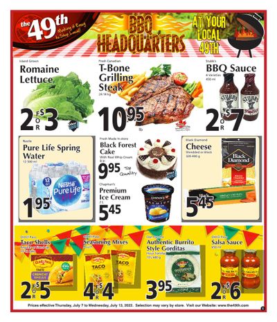 The 49th Parallel Grocery Flyer July 7 to 13