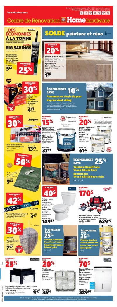 Home Hardware Building Centre (QC) Flyer July 7 to 13 Home Hardware Building Centre (QC) Flyer July 7 to 13