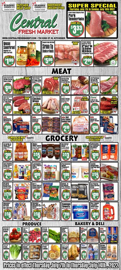 Central Fresh Market Flyer July 7 to 14